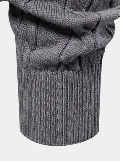 Cotton  Crew Neck Pullover Sweater - Verocci Essentials