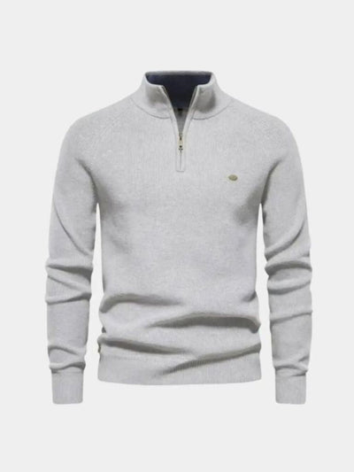 Elegant Quarter Zip Sweater - Verocci Essentials