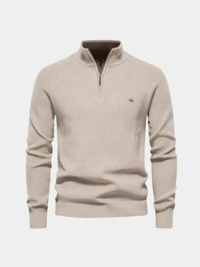 Elegant Quarter Zip Sweater - Verocci Essentials