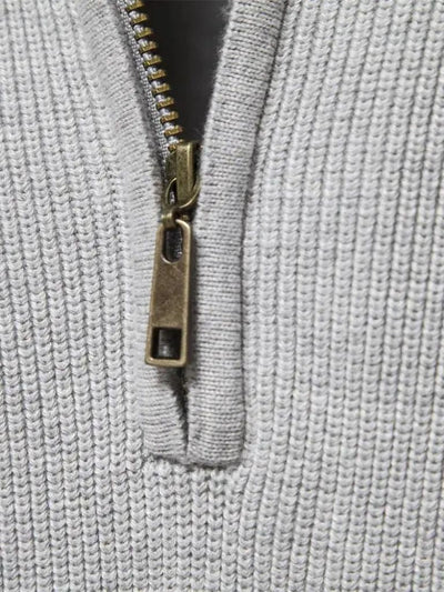 Elegant Quarter Zip Sweater - Verocci Essentials