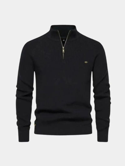 Elegant Quarter Zip Sweater - Verocci Essentials