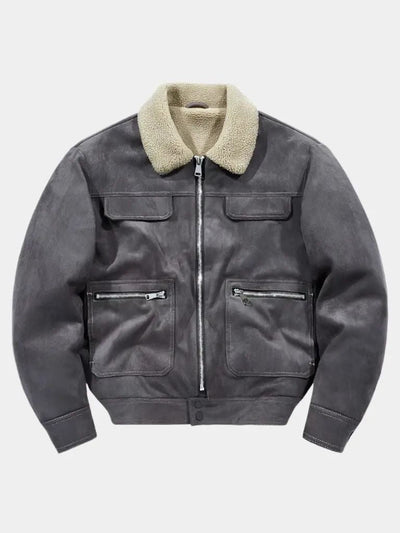 Essential Fleece Suede Jacket - Verocci Essentials