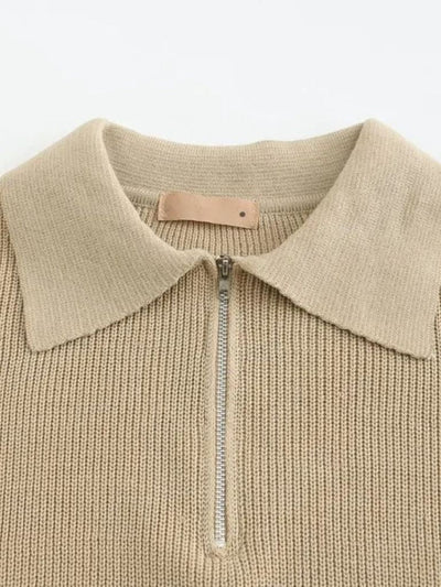 Essential Half Zip Pullover Sweater - Verocci Essentials