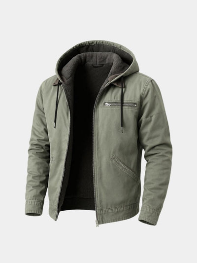 Essential Hooded Work Jacket - Verocci Essentials