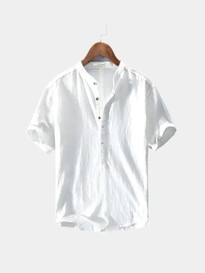 Essential Short Sleeve Linen Shirt - Verocci Essentials