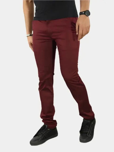 Essential Slim Fit Straight Trousers - Verocci Essentials