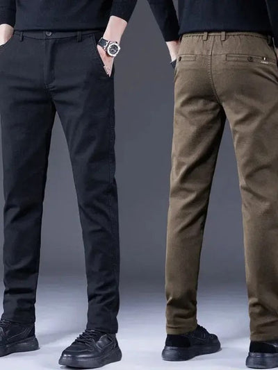 Essential Stretchy Straight Trousers - Verocci Essentials
