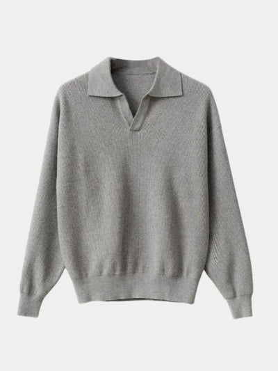 Essential V-Neck Polo Pullover - Verocci Essentials