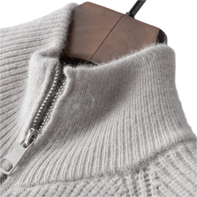 TheighT 100% Merino Wool ZIPPED CARDIGAN