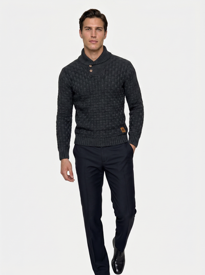 Tailored Knitwear Pullover - Verocci Essentials