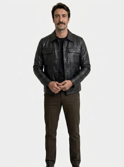 Bronze Rebel Leather Jacket – Verocci Essentials