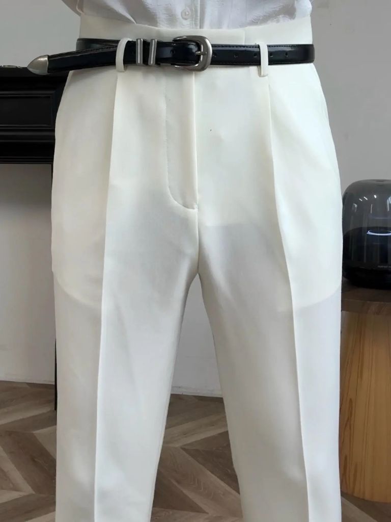 Hollywood Classic Trousers (Belt Included) - Verocci Essentials