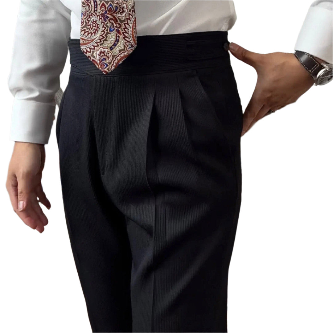 Italian style casual suit trousers