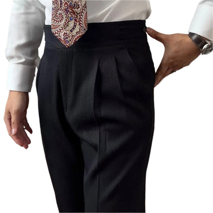 Italian style casual suit trousers