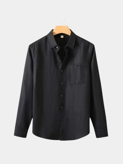 Long Sleeve Essential Linen Shirt - Verocci Essentials