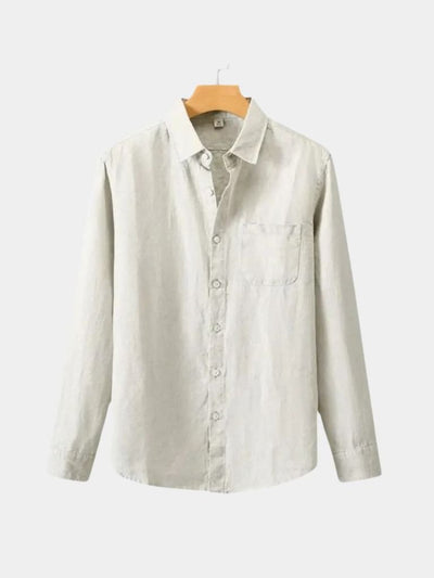 Long Sleeve Essential Linen Shirt - Verocci Essentials
