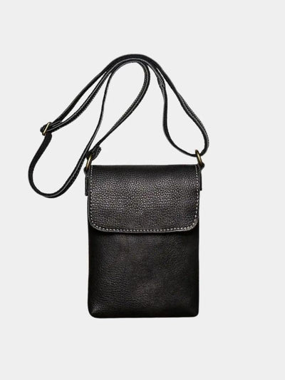 Men's Mini Leather Shoulder Bag - Verocci Essentials