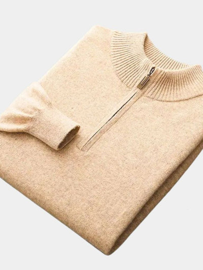 Merino Half Zip Sweater - Verocci Essentials