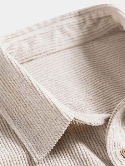 Minimalist Corduroy Shirt - Verocci Essentials