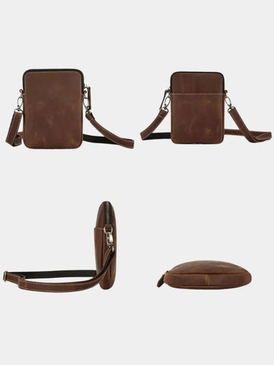 Minimalist Crossbody Leather Bag - Verocci Essentials