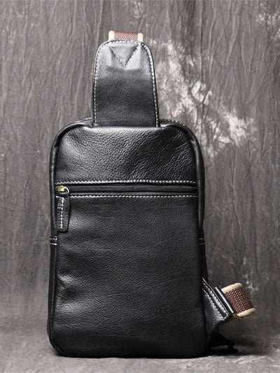 Minimalist Leather Shoulder Bag - Verocci Essentials