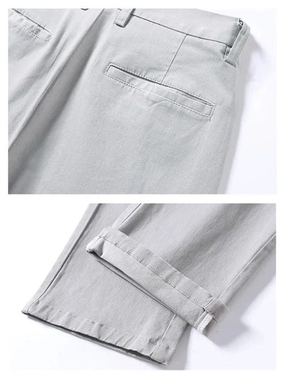 Minimalist Straight Trousers - Verocci Essentials
