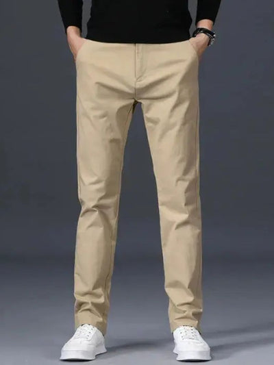 Minimalist Straight Trousers - Verocci Essentials