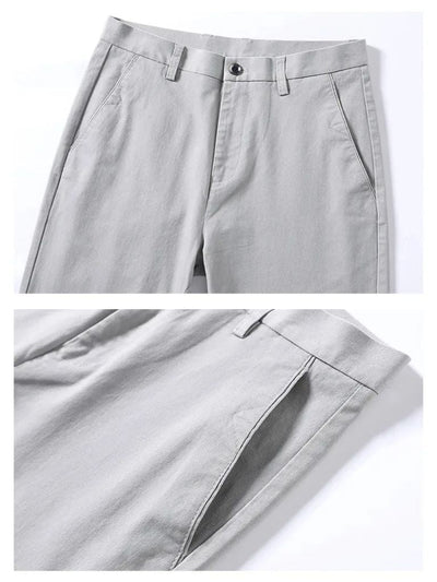Minimalist Straight Trousers - Verocci Essentials