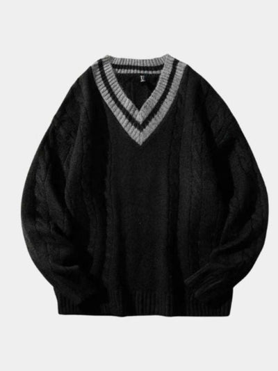 Minimalist V-Neck Sweater - Verocci Essentials