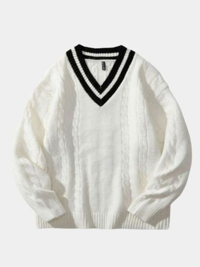 Minimalist V-Neck Sweater - Verocci Essentials