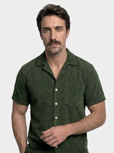 Summer Corduroy Set Shorts and Shirt - Verocci Essentials