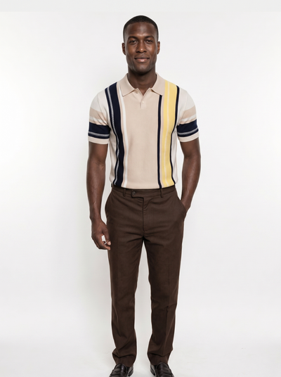 Sundown Stripes Polo – Verocci Essentials