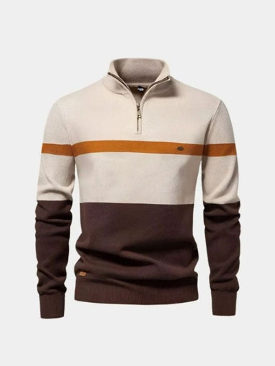 Quarter-Zip Jumper Sweater - Verocci Essentials