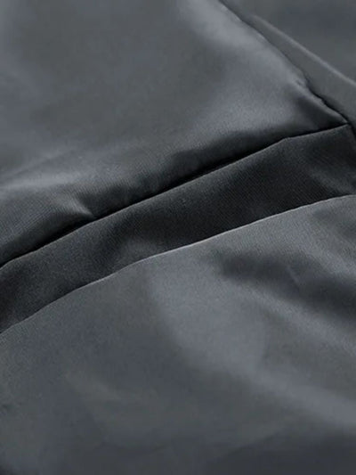 Sherpa Sleeves Padded Bomber Jacket - Verocci Essentials