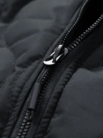 Sherpa Sleeves Padded Bomber Jacket - Verocci Essentials
