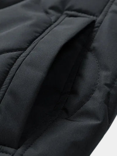 Sherpa Sleeves Padded Bomber Jacket - Verocci Essentials