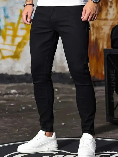 Stretchy Skinny Denim Jeans Trousers - Verocci Essentials