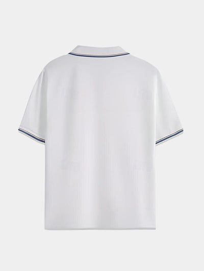 Timeless Black V-Neck Polo - Verocci Essentials