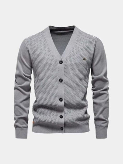 V Neck Knitwear Cardigan - Verocci Essentials