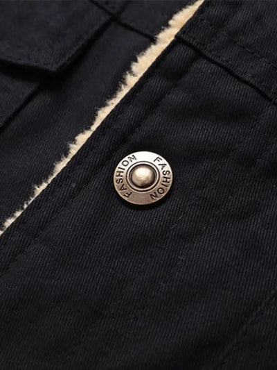 Vintage Fleece Bomber Jacket - Verocci Essentials